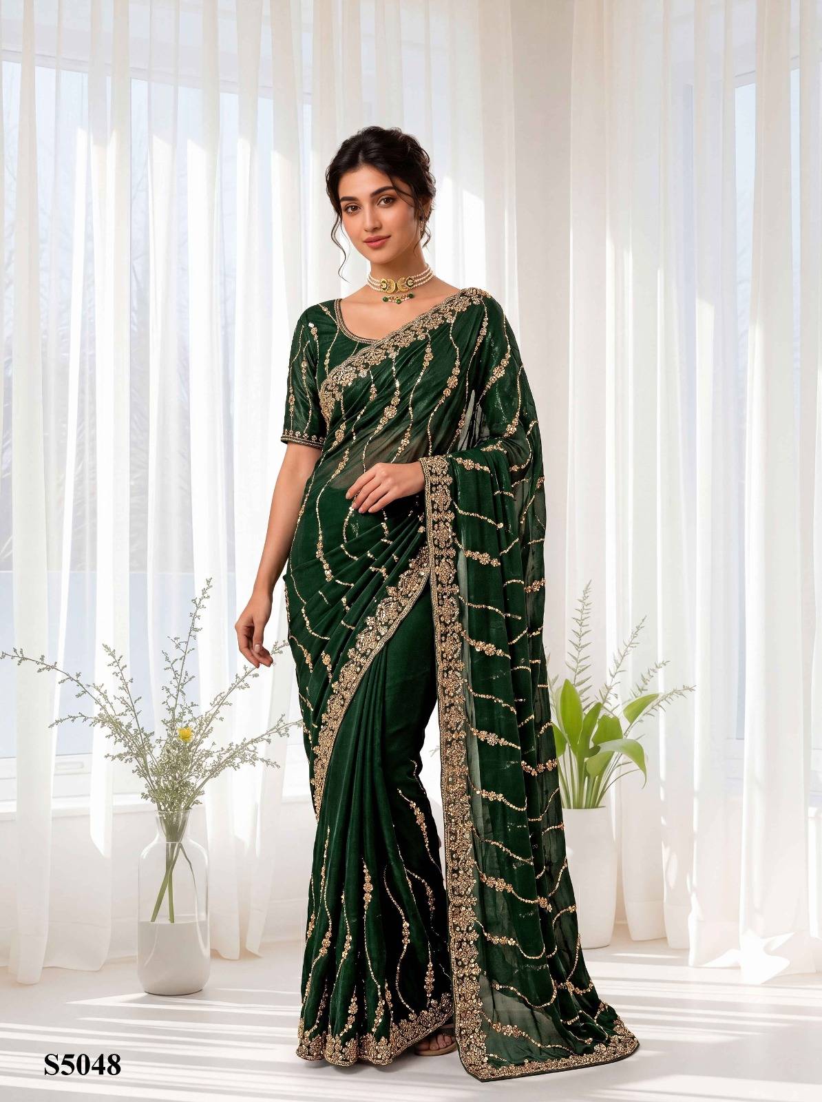 PAVIKA by Mahotsav 5046 to 5051 series silk sarees at Wholesale Price